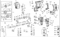 DEWALT DCH254 ROTARY HAMMER (TYPE 1) Spare Parts