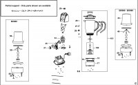 BLACK & DECKER BX560 BLENDER (TYPE 1) Spare Parts