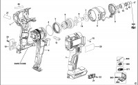 DEWALT DCF886 IMPACT DRIVER (TYPE 1) Spare Parts