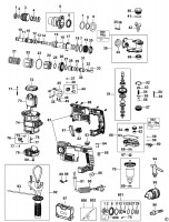 BLACK & DECKER KD1010K ROTARY HAMMER (TYPE 1) Spare Parts