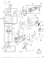 DEWALT D28493 ANGLE GRINDER (TYPE 5) Spare Parts