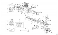 DEWALT D28134 SMALL ANGLE GRINDER (TYPE 4) Spare Parts