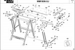 BLACK & DECKER WM1000 WORKMATE (TYPE 2) Spare Parts