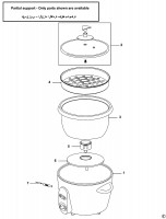 BLACK & DECKER RC1050 RICE COOKER (TYPE 1) Spare Parts