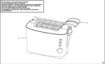 BLACK & DECKER T700 TOASTER (TYPE 1) Spare Parts