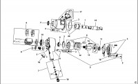 FACOM NM.1000F IMPACT WRENCH (TYPE 1) Spare Parts