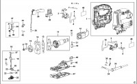 DEWALT DW349 JIGSAW (TYPE 1) Spare Parts