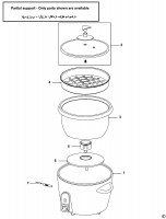 BLACK & DECKER RC2850 RICE COOKER (TYPE 1) Spare Parts