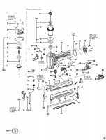 BOSTITCH SX1838-E PNEUMATIC STAPLER (TYPE 1) Spare Parts