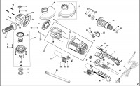 BLACK & DECKER BPGL2207 ANGLE GRINDER (TYPE 1) Spare Parts