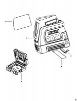 DEWALT DW0811 CROSSLINE LASER (TYPE 1) Spare Parts