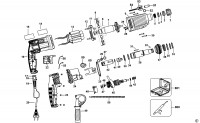 BLACK & DECKER BPHR223K HAMMER DRILL (TYPE 1) Spare Parts