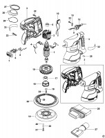 BLACK & DECKER BPRS3005 ORBITAL SANDER (TYPE 1) Spare Parts