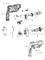 BLACK & DECKER BPDH5510 HAMMER DRILL (TYPE 1) Spare Parts