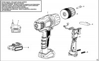 BLACK & DECKER BDH18 HAMMER DRILL (TYPE H1) Spare Parts