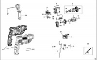 BLACK & DECKER KR704REK HAMMER DRILL (TYPE 1) Spare Parts