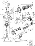 DEWALT D28492S ANGLE GRINDER (TYPE 5) Spare Parts