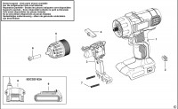 BLACK & DECKER BDCDD18 DRILL/DRIVER (TYPE H1) Spare Parts