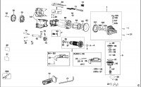 DEWALT DWE4204 SMALL ANGLE GRINDER (TYPE 1) Spare Parts