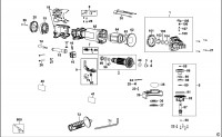 DEWALT DWE4233 SMALL ANGLE GRINDER (TYPE 1) Spare Parts