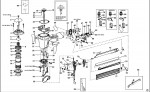 BOSTITCH 750S4-1 PNEUMATIC STAPLER (TYPE Rev F) Spare Parts