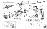 DEWALT D25032 ROTARY HAMMER (TYPE 10) Spare Parts