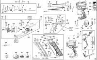 DEWALT DCN694 CORDLESS NAILER (TYPE 1) Spare Parts