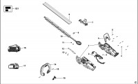 DEWALT DCM563 HEDGE TRIMMER (TYPE 1) Spare Parts