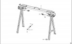 DEWALT DWST1-75676 SAW BENCH (TYPE 1) Spare Parts