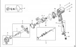 FACOM NJ.3000F IMPACT WRENCH (TYPE 1) Spare Parts