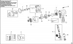 FACOM NJ.2000F2 IMPACT WRENCH (TYPE 1) Spare Parts