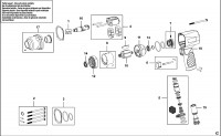 FACOM NJ.2000F2 IMPACT WRENCH (TYPE 1) Spare Parts