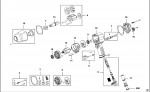 FACOM NS.1800F2 IMPACT WRENCH (TYPE 1) Spare Parts