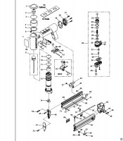 BOSTITCH TU-216-1825K-E NAILER (TYPE REV A ) Spare Parts