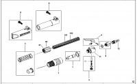 FACOM V.352F PNEUMATIC NEEDLE RUST REMOVER (TYPE 1) Spare Parts