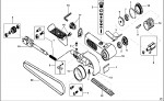 FACOM V.403F BELT SANDER (TYPE 1) Spare Parts