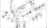 FACOM NJ.1300F2 IMPACT WRENCH (TYPE 1) Spare Parts