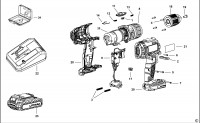 STANLEY FMC626 DRILL (TYPE H1) Spare Parts