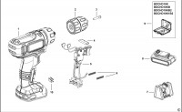 BLACK & DECKER BDCHD18 HAMMER DRILL (TYPE H1) Spare Parts