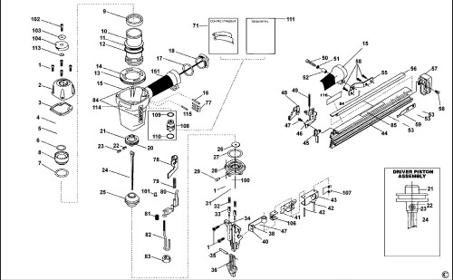 Bostitch N80SB Pneumatic Stick Nailer (Type 0) Parts and Accessories at  PartsWarehouse