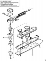 FACOM V.262 AIR SANDER (TYPE 1) Spare Parts