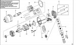 FACOM NS.1800 IMPACT WRENCH (TYPE 1) Spare Parts
