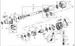 FACOM NM.1010LF IMPACT WRENCH (TYPE 1) Spare Parts