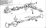 FACOM NM.1010L IMPACT WRENCH (TYPE 1) Spare Parts