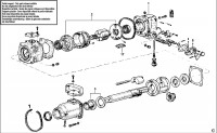 FACOM NM.1010L IMPACT WRENCH (TYPE 1) Spare Parts