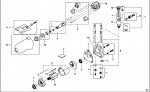 FACOM NJ.1400F IMPACT WRENCH (TYPE 1) Spare Parts