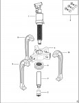 FACOM U.312HJ3 HYDRAULIC PULLER (TYPE 1) Spare Parts