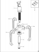 FACOM U.312HJ3 HYDRAULIC PULLER (TYPE 1) Spare Parts