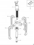 FACOM U.312HJ4 HYDRAULIC PULLER (TYPE 1) Spare Parts