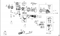 DEWALT DWE4202 SMALL ANGLE GRINDER (TYPE 3) Spare Parts